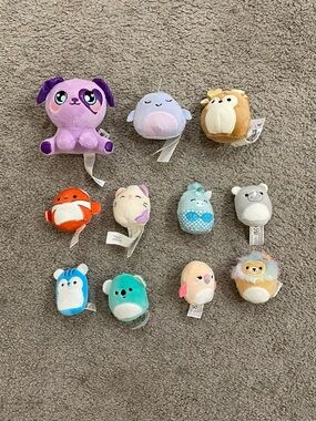 Squishmallow Squishville Mini Lot (11 total)